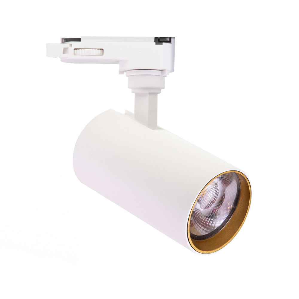 SPOT ON RAIL - METEORA S - WHITE/GOLD - 8W - 3000K