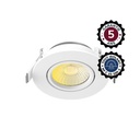 SPOT LED 6W CCT 2700/3000/4000K DIMBAAR IP65 KANTELBAAR WIT