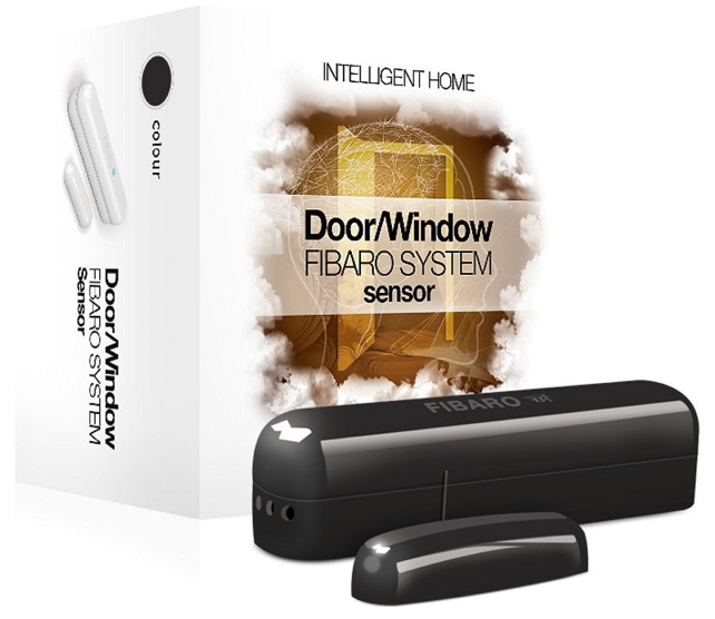 DOMFIBDOORWINDOWSENSORBLACK - Fibaro Door/Window sensor black