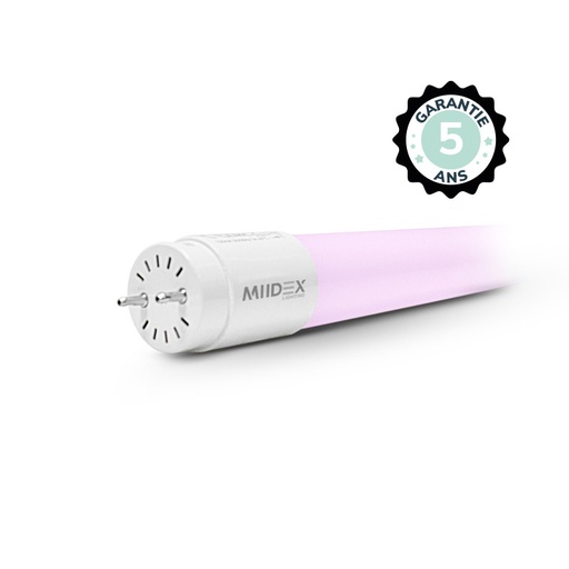 [75962] Tube LED T8 Rose 18W 1200 mm