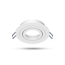 SUPPORT SPOT ROND KANTELBAAR/DRAAIBAAR WIT Ø92 mm