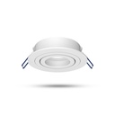 SUPPORT SPOT ROND KANTELBAAR/DRAAIBAAR WIT Ø92 mm