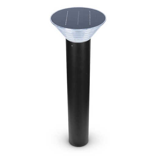 [70901] Verlichtingspaal Op zonne-energie Conisch LED 4W 4000K Zwart 800mm