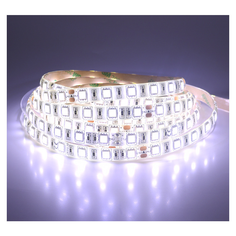 BANDEAU LED 5 M 60 LED/M 72W IP65 6000K PU