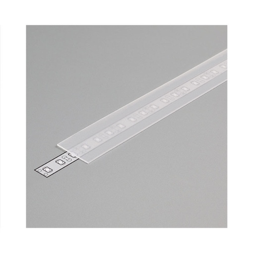 [9892] Diffuseur Profile 19.2mm Dépoli 2m pour bandeaux LED