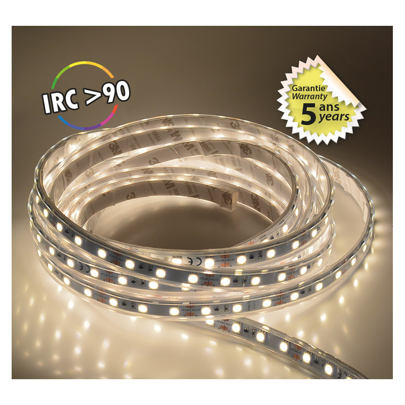 LED Strip 4000K 5 m 60 LED/m 62W IP67  - 24V - 5 jaar garantie