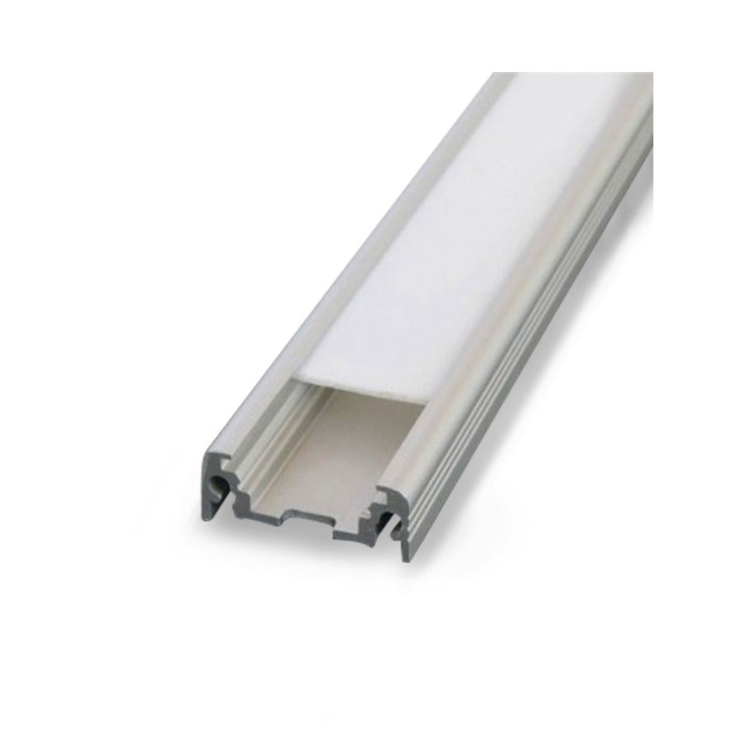 Flat Profile Aluminium Raw 2m voor 14,4mm LED strips
