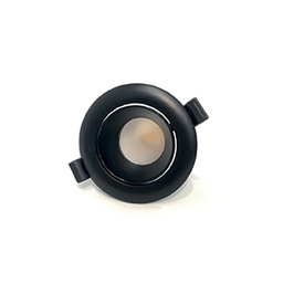 [NEC1622.3] SPOT RICHTBAAR ZWART 7W 3000k 490lm