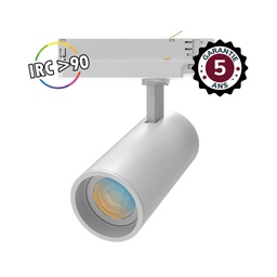 [100205] Ledspot voor driefasenrail Wit 35W CCT IRC90 5J GARANTIE