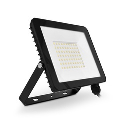 [100099] Zwart Flat LED-Schijnwerper 50W 6000K IP65