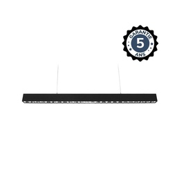 [100502] Lineaire LED Zwart 1200mm 30W 4000K UGR minder dan 19 - 5 jaar garantie