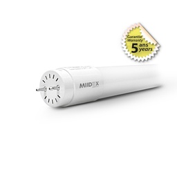 [100532] Tube LED T8 6W 4000K 600 mm P/N même côté + Starter - GARANTIE 5 ANS
