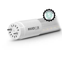 [100536] Tube LED T8 18W 4000K 1500 mm Clair Phase / Neutre même côté  Starter GARANTIE 5 ANS