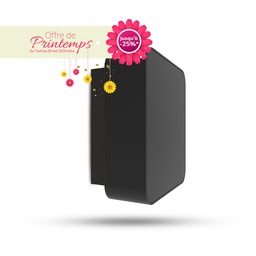 [100807] Applique Murale LED carrée 10W 3000K Noir IP65
