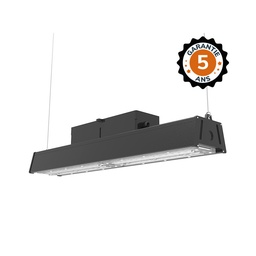 [100903] Lampe industrielle LED Intégrées Noir 100W 4000K 15000LM - Garantie 5 ans