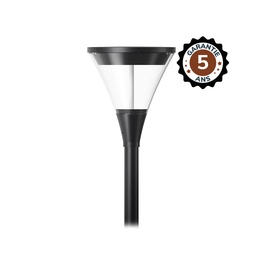 [100856] STREET LIGHT BLACK 40W IP66 IK09 3000K - 5 YEAR WARRANTY