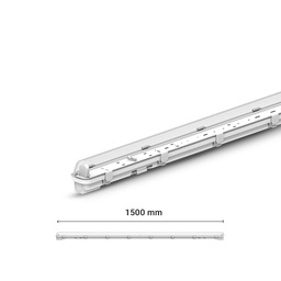 [101062] WATERPROOF HOUSING TUBE T8 1x150CM 24W MAX