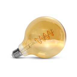 [71580] LED lamp E27 G125 Filament Spiraal 4W 2700K Golden