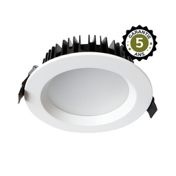[765130] Spot LED fixe blanc rond Ø220 28W 4000K - GARANTIE 5 ANS