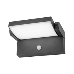 [67809] Opbouwarmatuur Oriënteerbaar LED 12W 700 LM Detector 3000K Grijs IP54