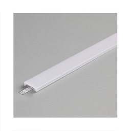 [9895] Diffuseur Clip Profile 17.6mm Blanc 1m pour bandeaux LED