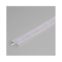 [9897] Diffuseur Clip Profile 17.6mm Transparent 1m pour bandeaux LED
