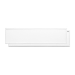 [77728] Plafonnier LED Blanc Backlit 1195x295 36W 4000K (pack de 2)